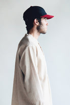 Hender Scheme - 2 Tone Wool Cap - Navy/Red - Canoe Club