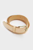 Laperruque - Belt - Natural Leather and Brass Buckle - Canoe Club