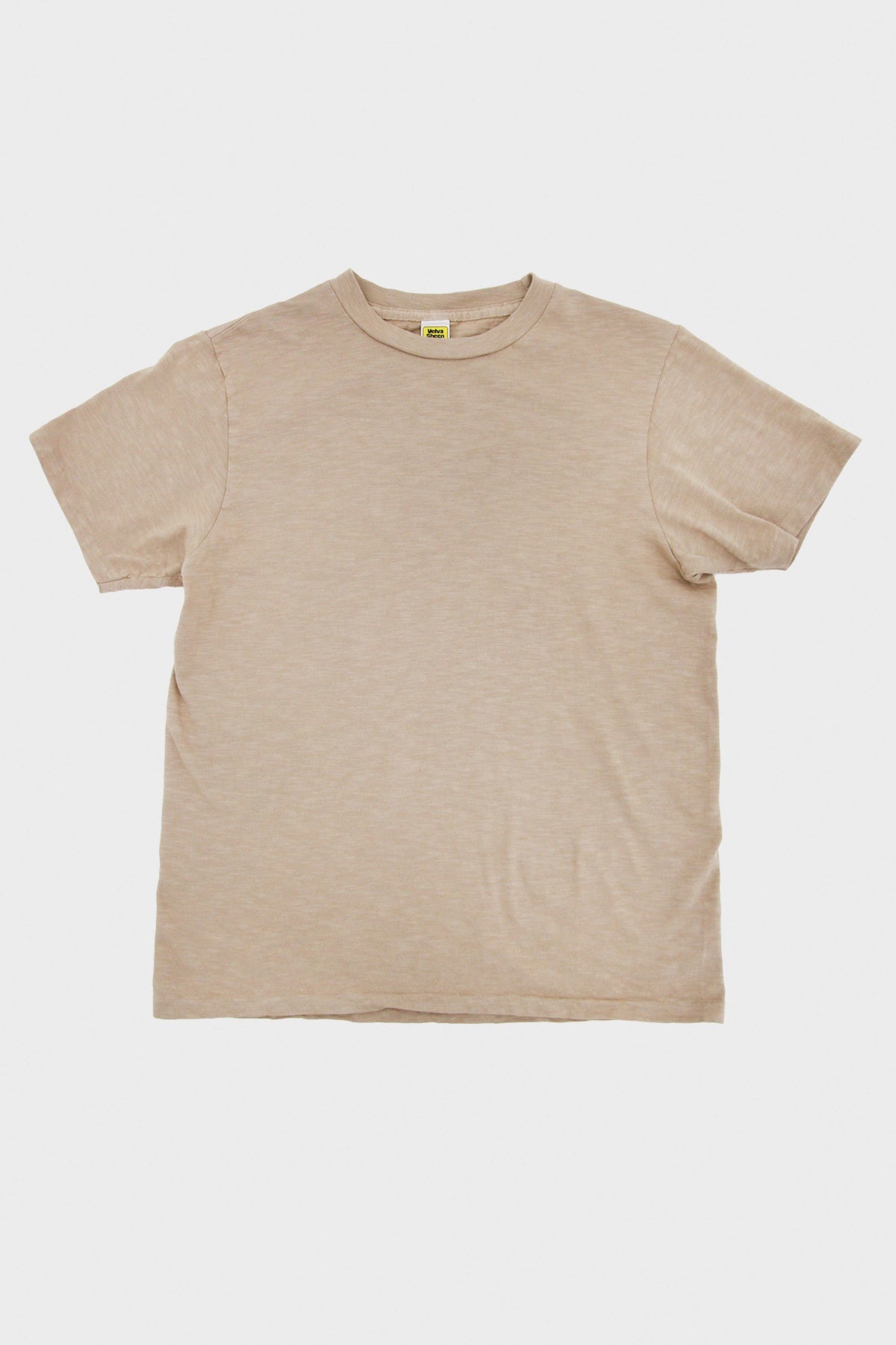 Velva Sheen - Short Sleeve Rolled Tee - Latte - Canoe Club