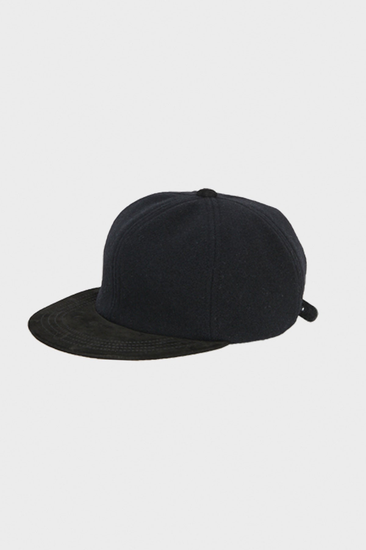 2 Tone Wool Cap - Black