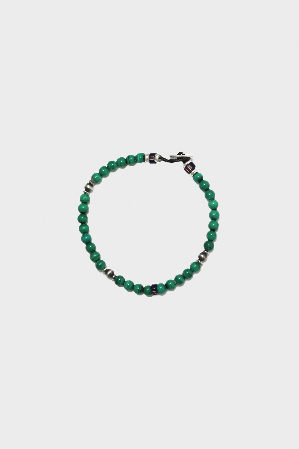 Mikia - Malachite and Sterling Silver Bracelet - Canoe Club