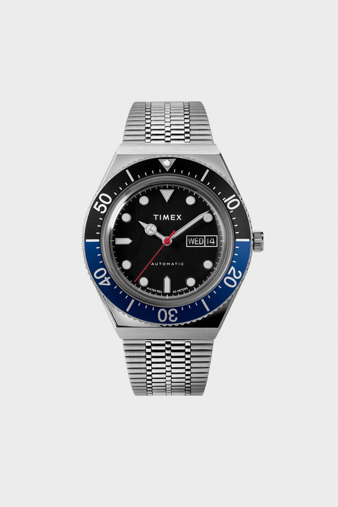 Timex - M79 Automatic 40mm Stainless Steel Bracelet Watch - Canoe Club
