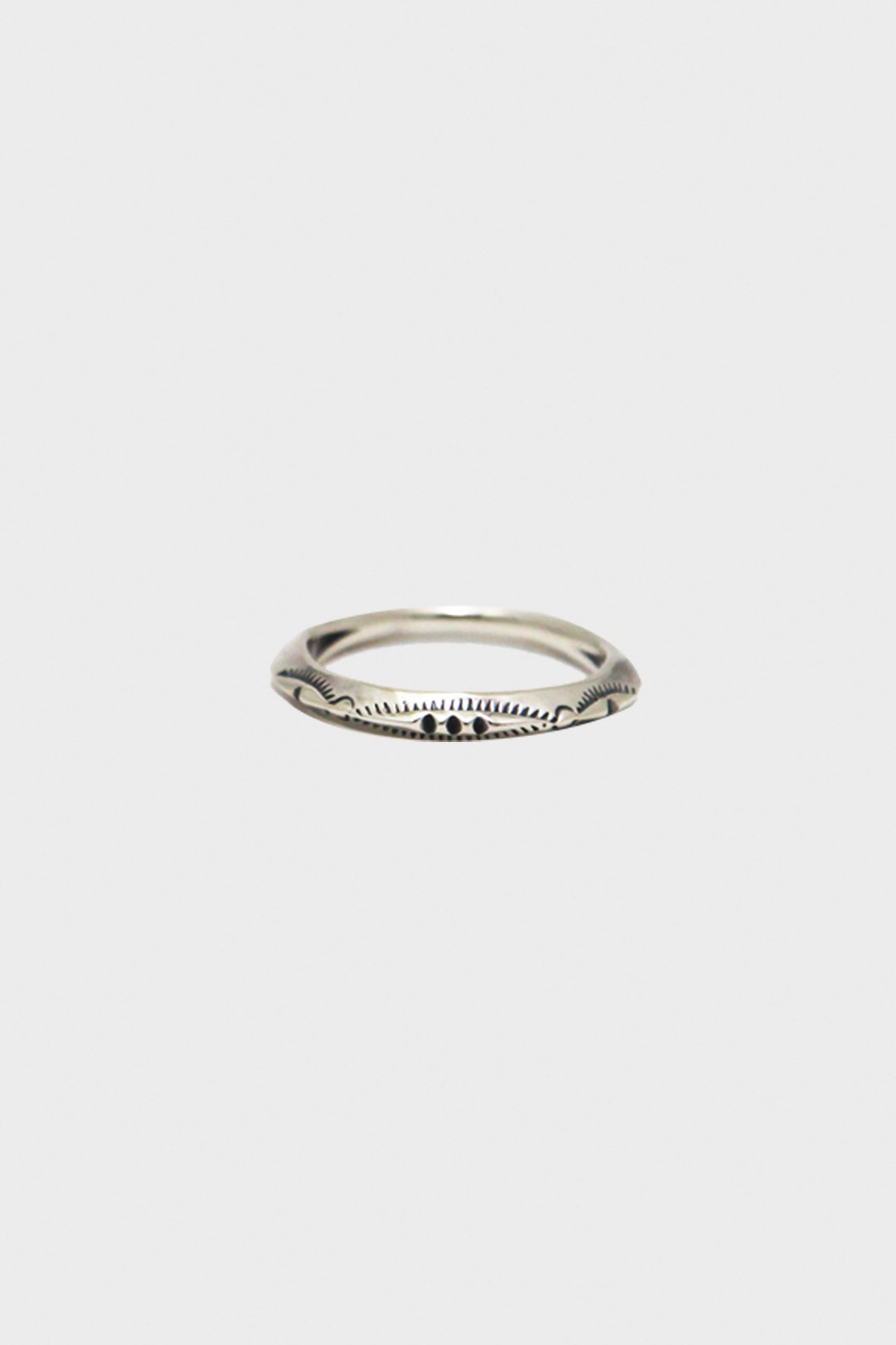 Extra Thin Triangle Ring - 3 Point