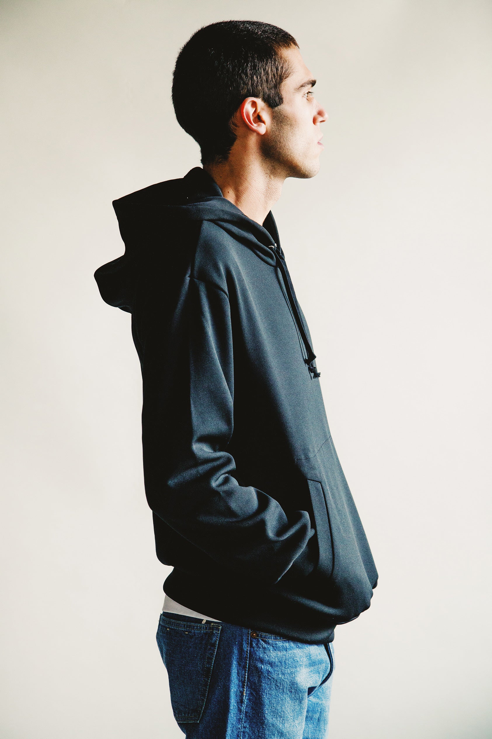 Comme des Garçons PLAY - Red Heart Hooded Sweatshirt- Black - Canoe Club