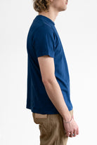 Velva Sheen - Short Sleeve Rolled Tee - Blue - Canoe Club