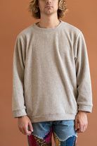 Kapital - Reverse Fleece BIG SWT - Ecru - Canoe Club