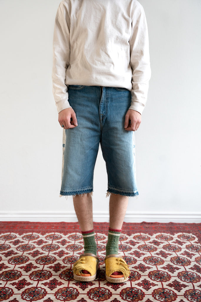 Kapital - 14oz Denim 5P Shorts (BONE) - Pro - Canoe Club