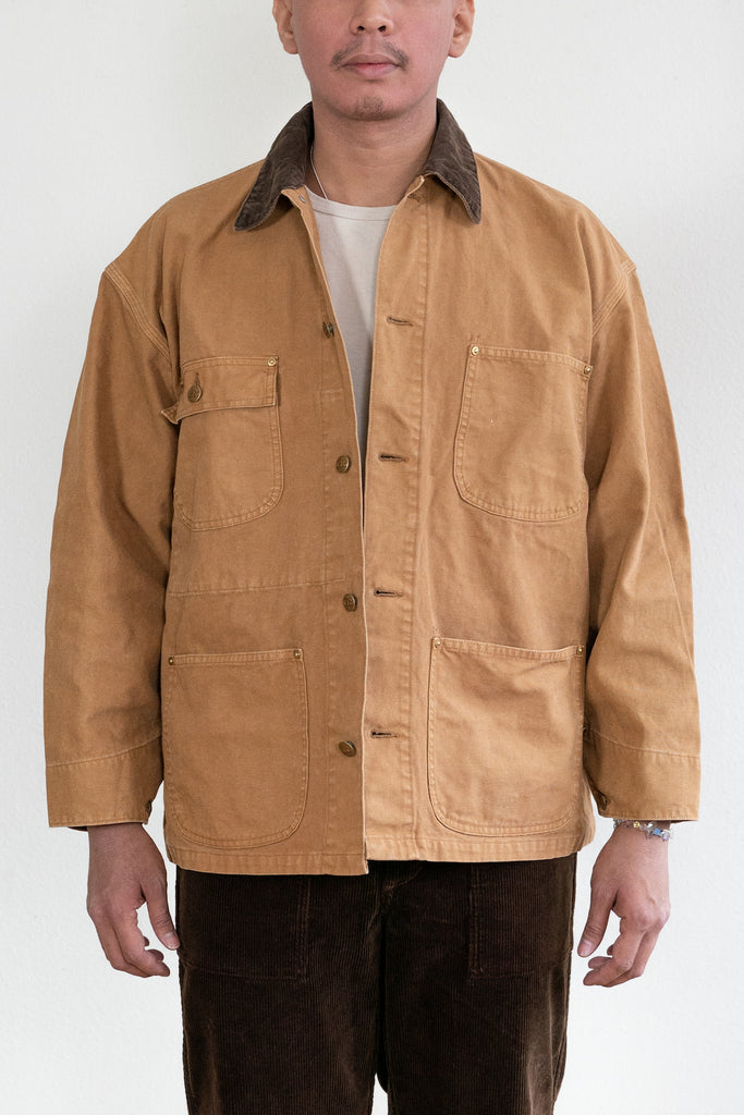 orSlow - Loose Fit Oxford Coverall - Brown - Canoe Club