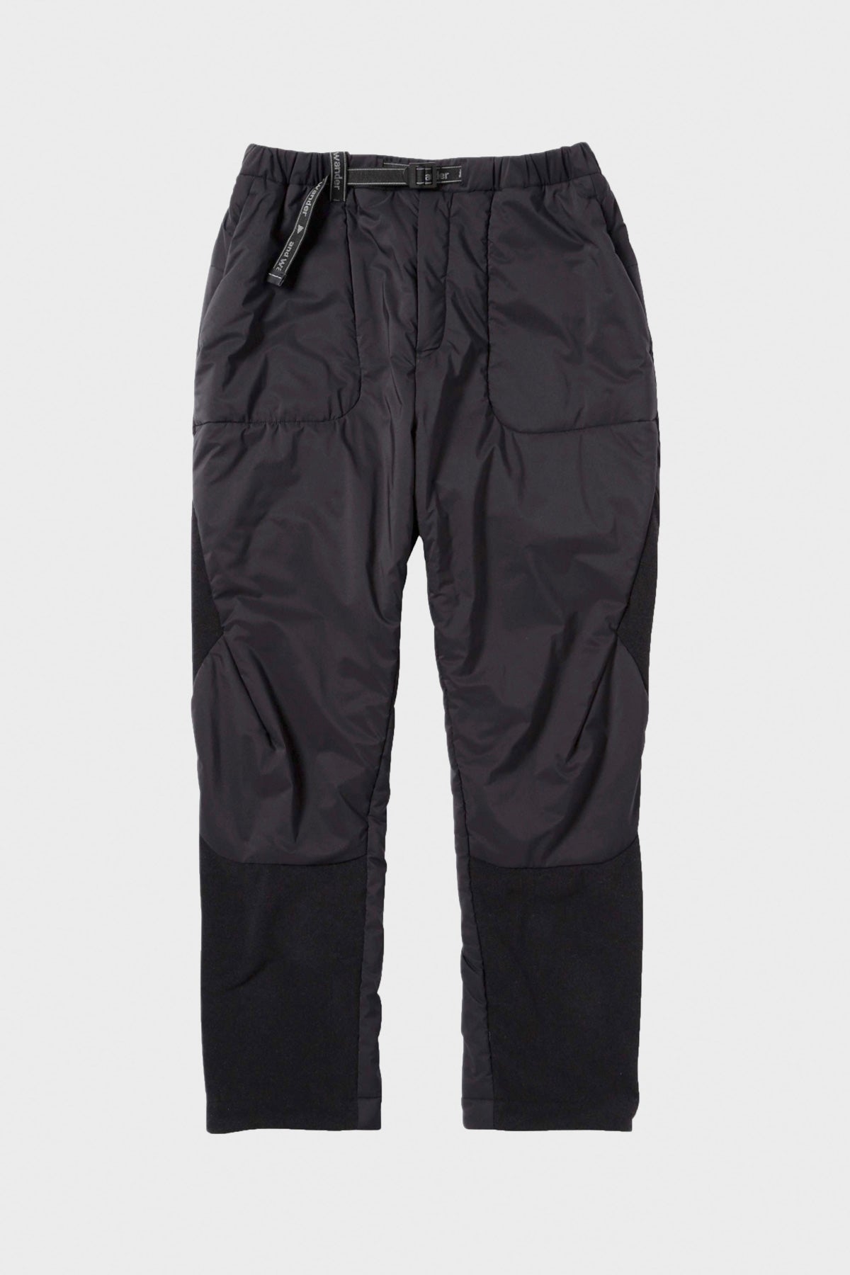 And Wander Top Fleece Pants | Black | Canoe Club