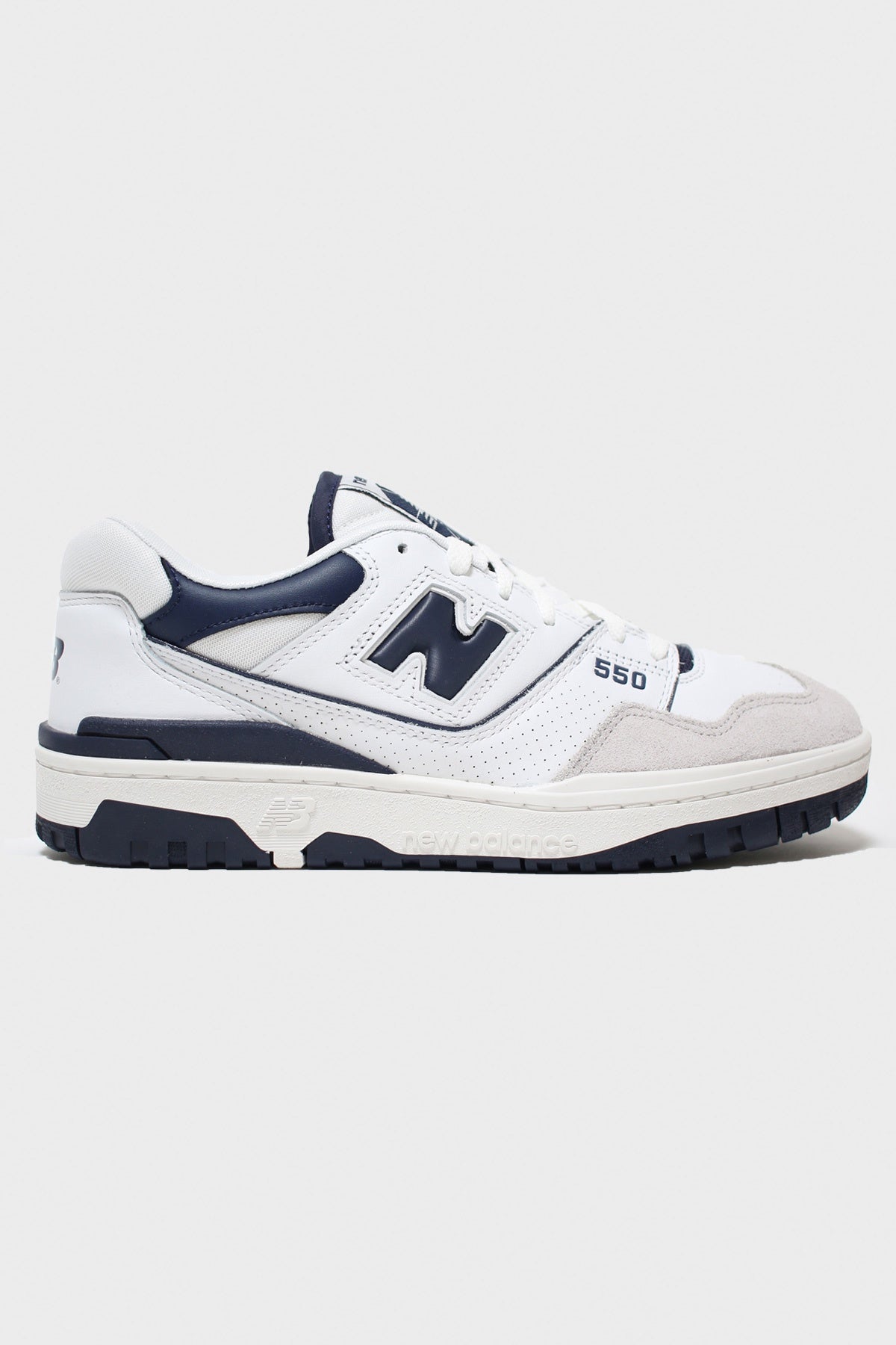 New Balance - BB550 - White/Navy - Canoe Club