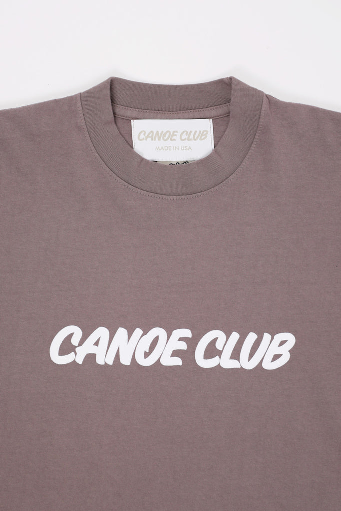 Canoe Club Collaborations - Shop Tee Center Logo - Sun Gray - Canoe Club