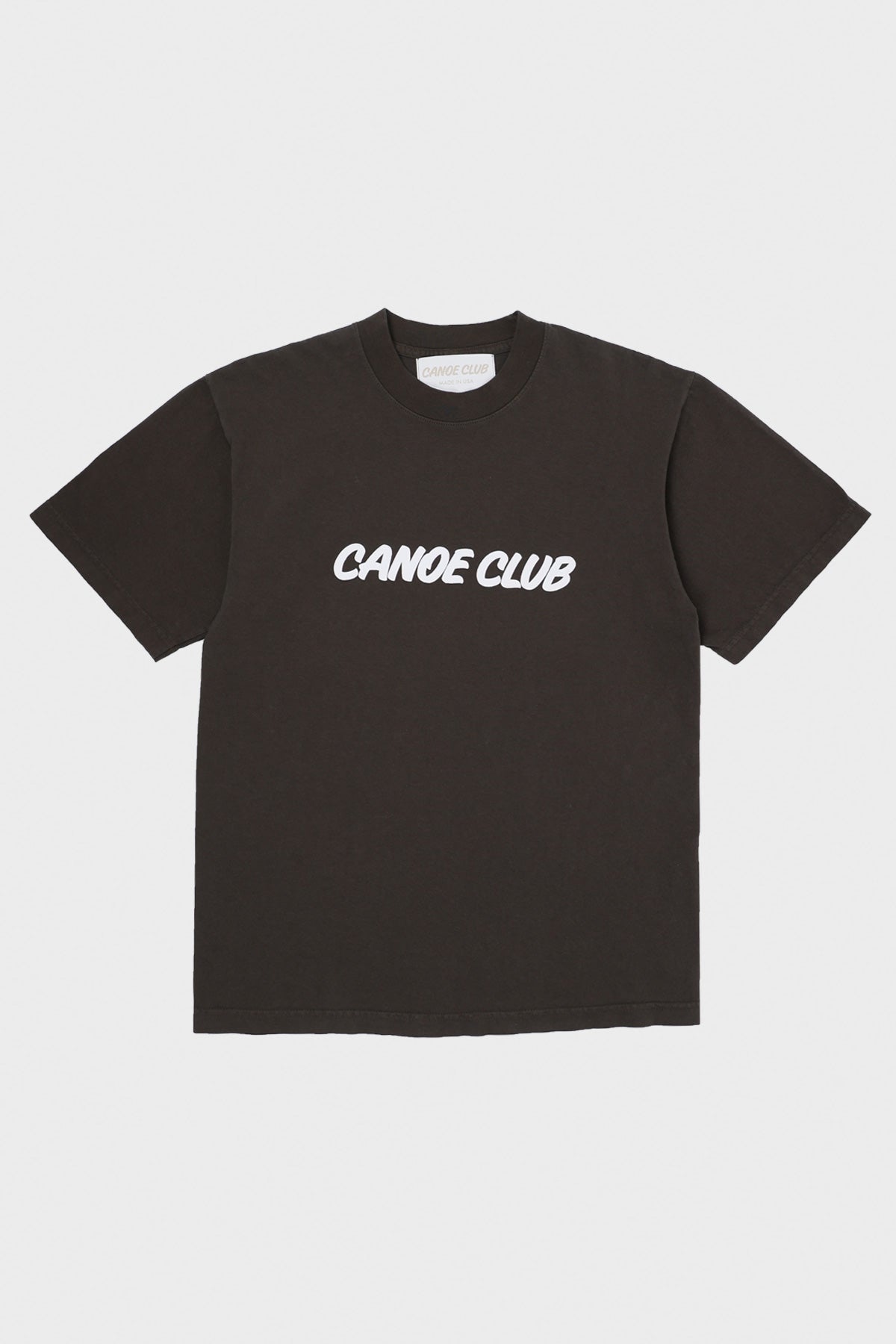 Canoe Club Collaborations - Shop Tee Center Logo - Vintage Black - Canoe Club