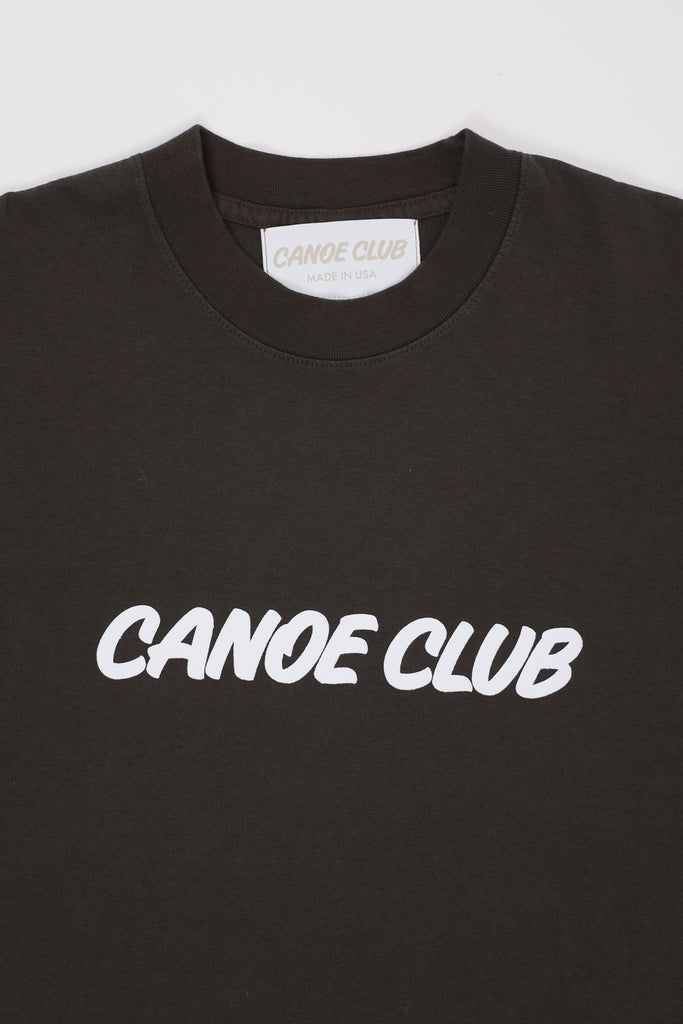 Canoe Club Collaborations - Shop Tee Center Logo - Vintage Black - Canoe Club
