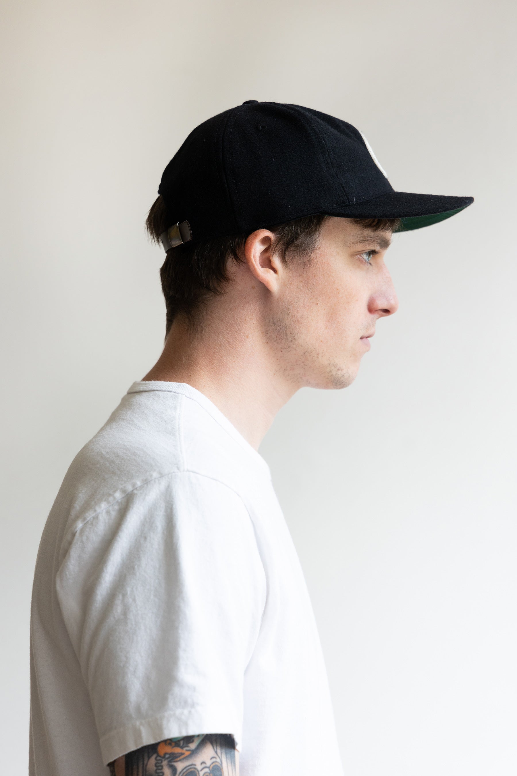 Canoe Club Collaborations - Canoe Club x Ebbets Field Ball Cap - Black - Canoe Club