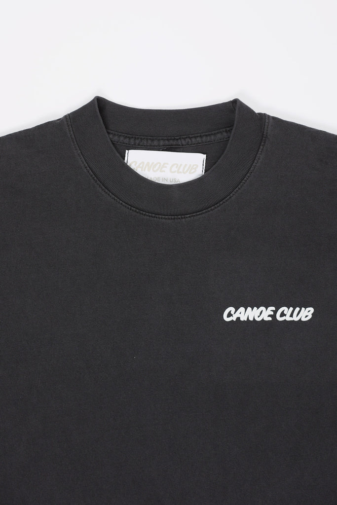 Canoe Club Collaborations - Shop Tee Small Logo - Vintage Black - Canoe Club