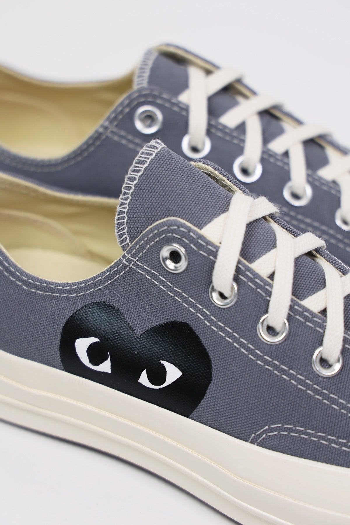 Comme des Garçons PLAY - CdG PLAY x Converse Chuck Taylor Lo - Gray - Canoe Club