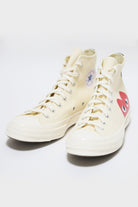 Comme des Garçons PLAY - CdG PLAY x Converse Chuck Taylor Hi - Beige - Canoe Club