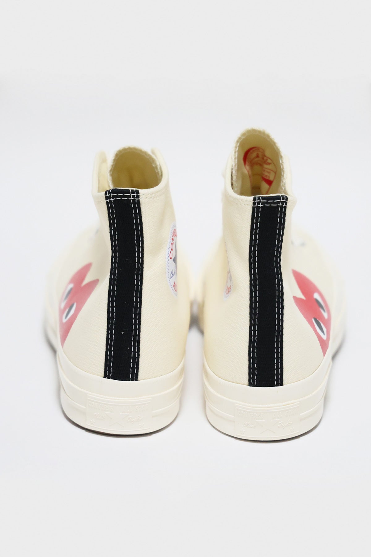 Comme des Garçons PLAY - CdG PLAY x Converse Chuck Taylor Hi - Beige - Canoe Club