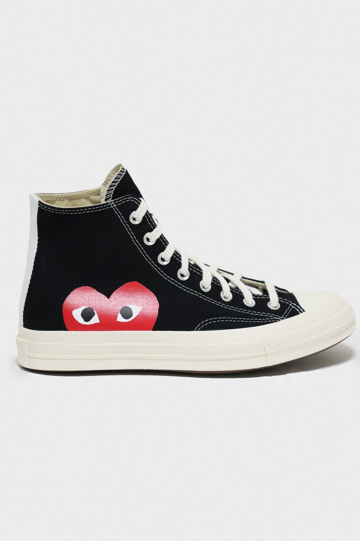 Comme des Garçons PLAY - CdG PLAY x Converse Chuck Taylor Hi - Black - Canoe Club