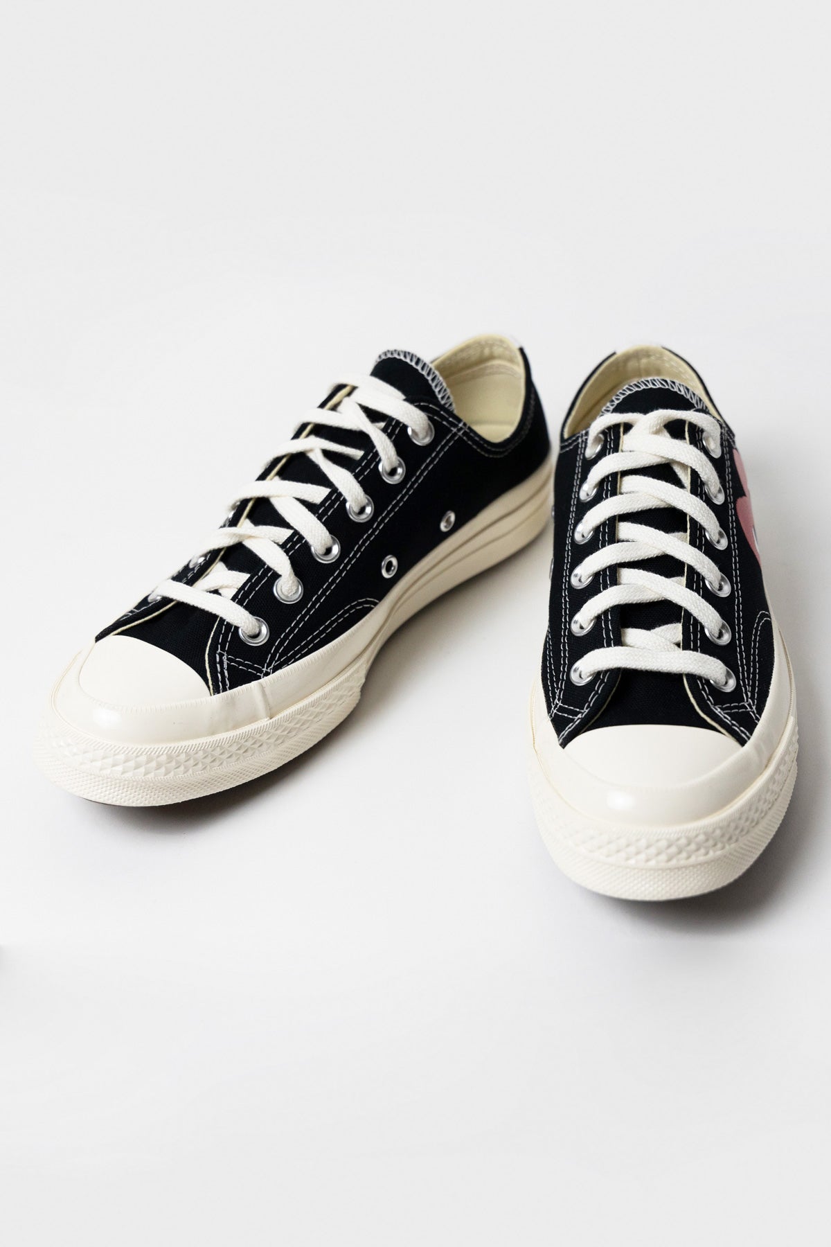Comme des Garçons PLAY - CdG PLAY x Converse Chuck Taylor Lo - Black - Canoe Club