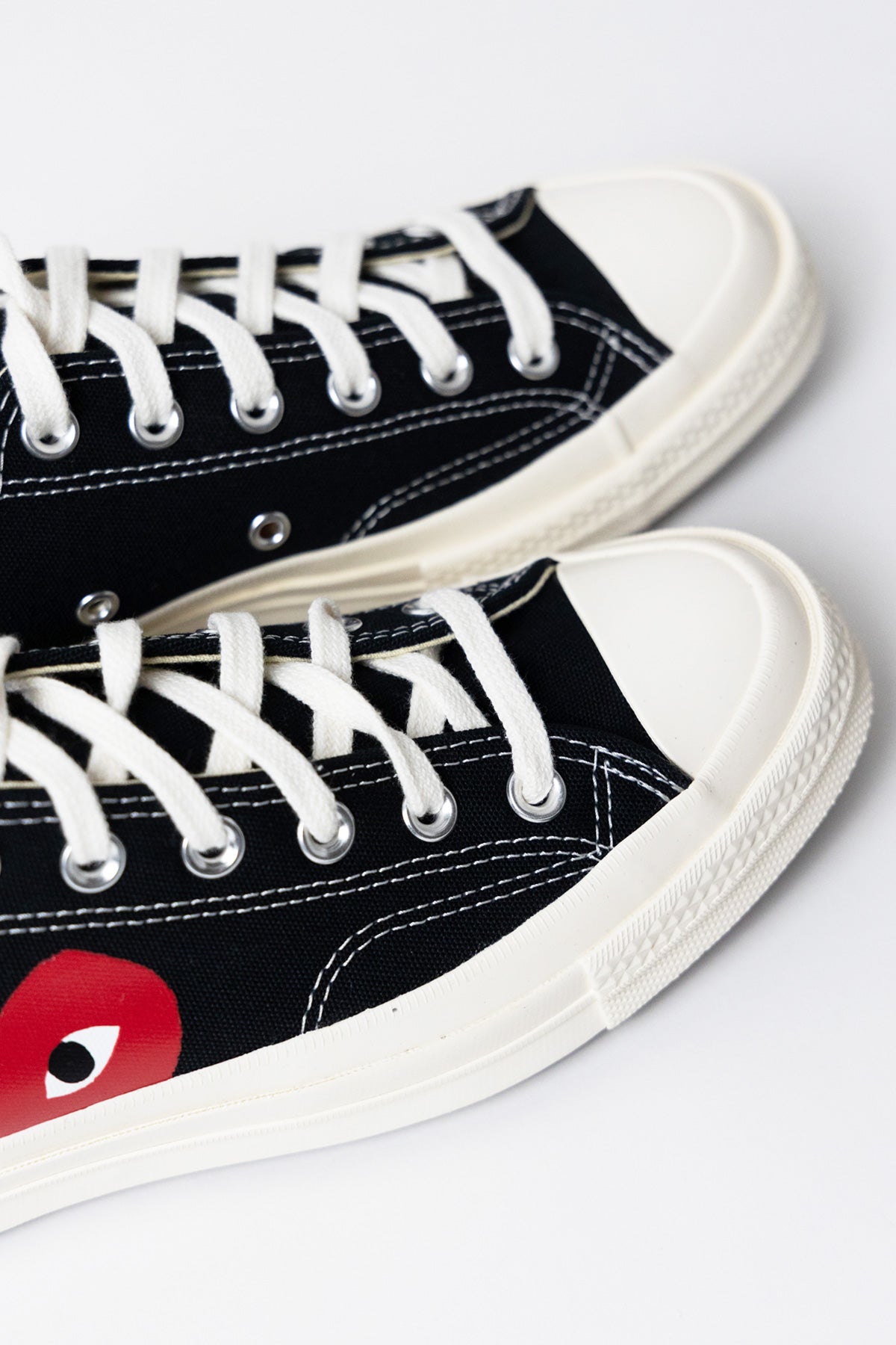 Comme des Garçons PLAY - CdG PLAY x Converse Chuck Taylor Lo - Black - Canoe Club