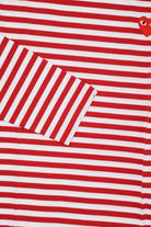 Comme des Garçons PLAY - Red Heart Striped T-Shirt - Red/White - Canoe Club