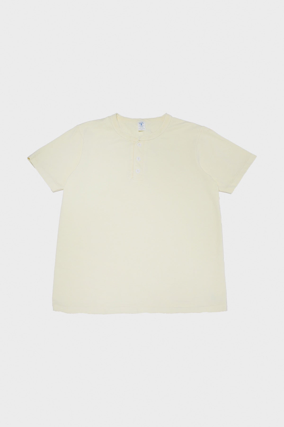 Velva Sheen - Short Sleeve Henley - Grapefruit Pigment Dye - Canoe Club