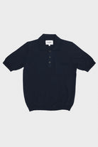 Corridor - Knit Slouchy Polo - Midnight - Canoe Club