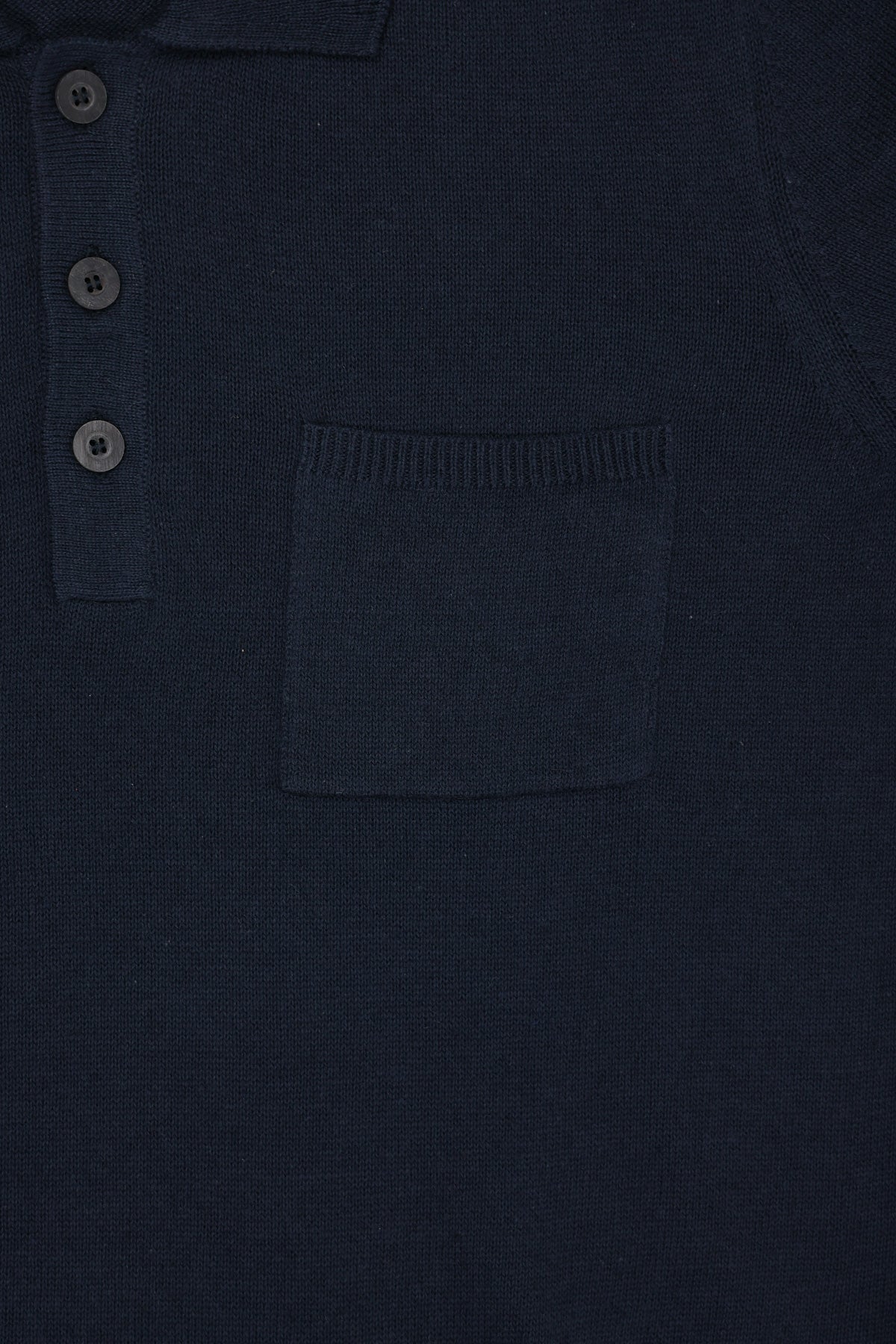 Corridor - Knit Slouchy Polo - Midnight - Canoe Club