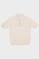 Corridor - Knit Slouchy Polo - Natural - Canoe Club