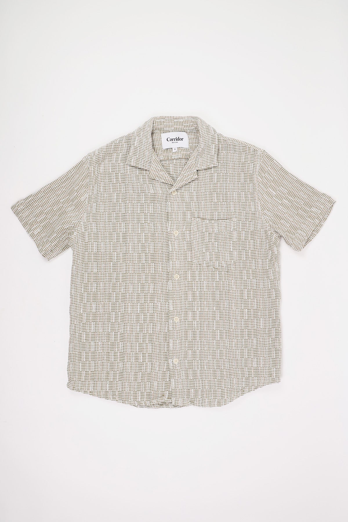 Corridor - Rainbow Weave Camp Collar - Army - Canoe Club