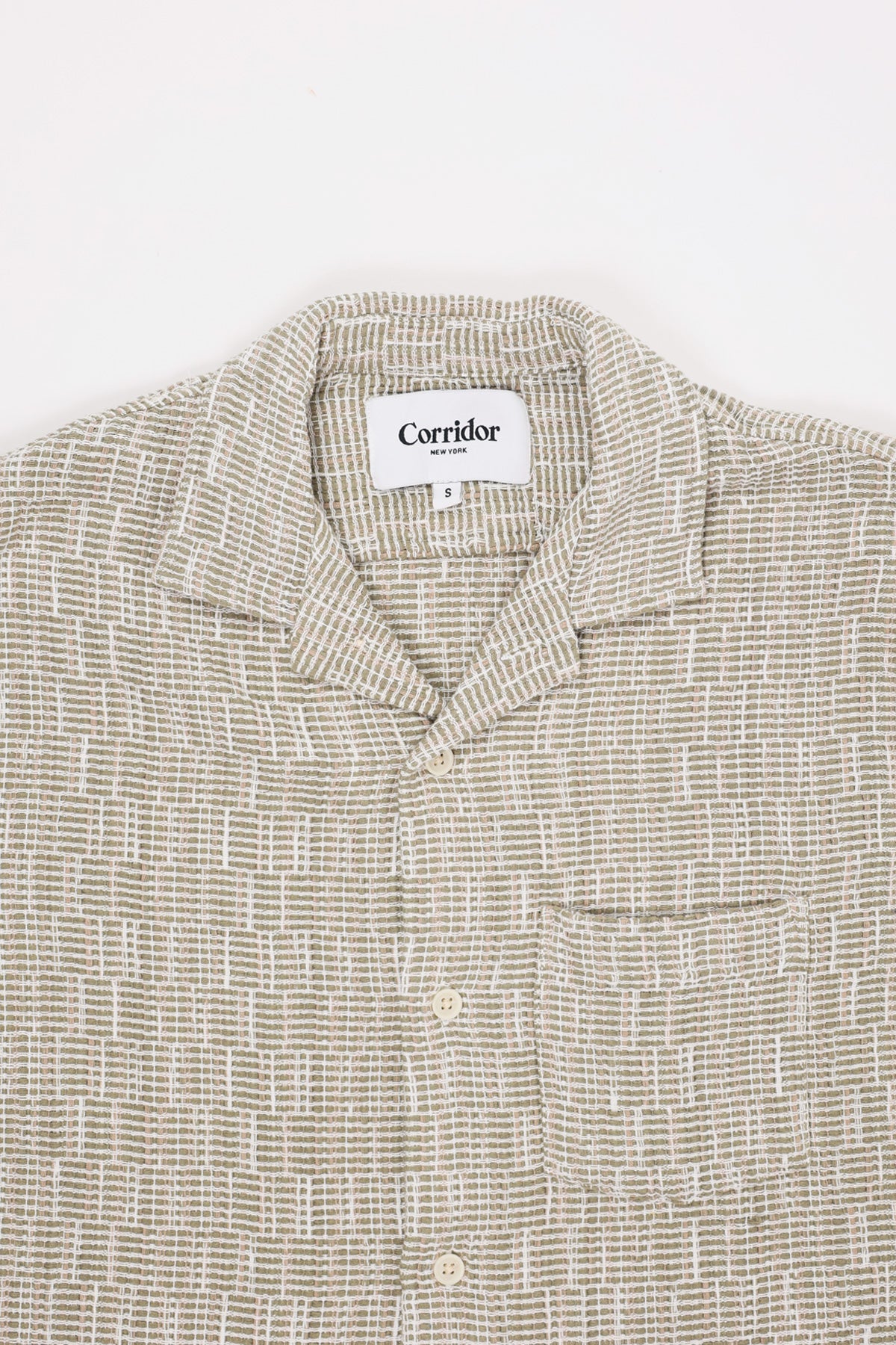 Corridor - Rainbow Weave Camp Collar - Army - Canoe Club