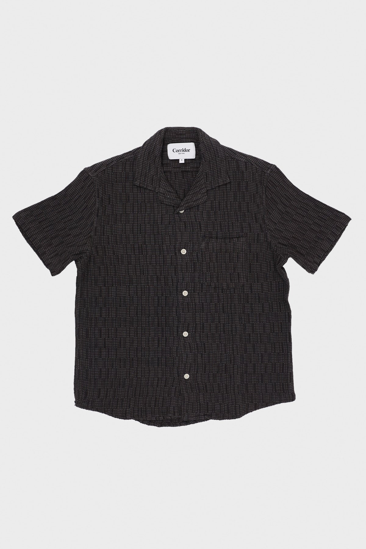Corridor - Rainbow Weave Camp Collar - Black - Canoe Club