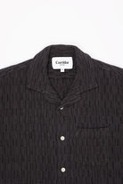 Corridor - Rainbow Weave Camp Collar - Black - Canoe Club