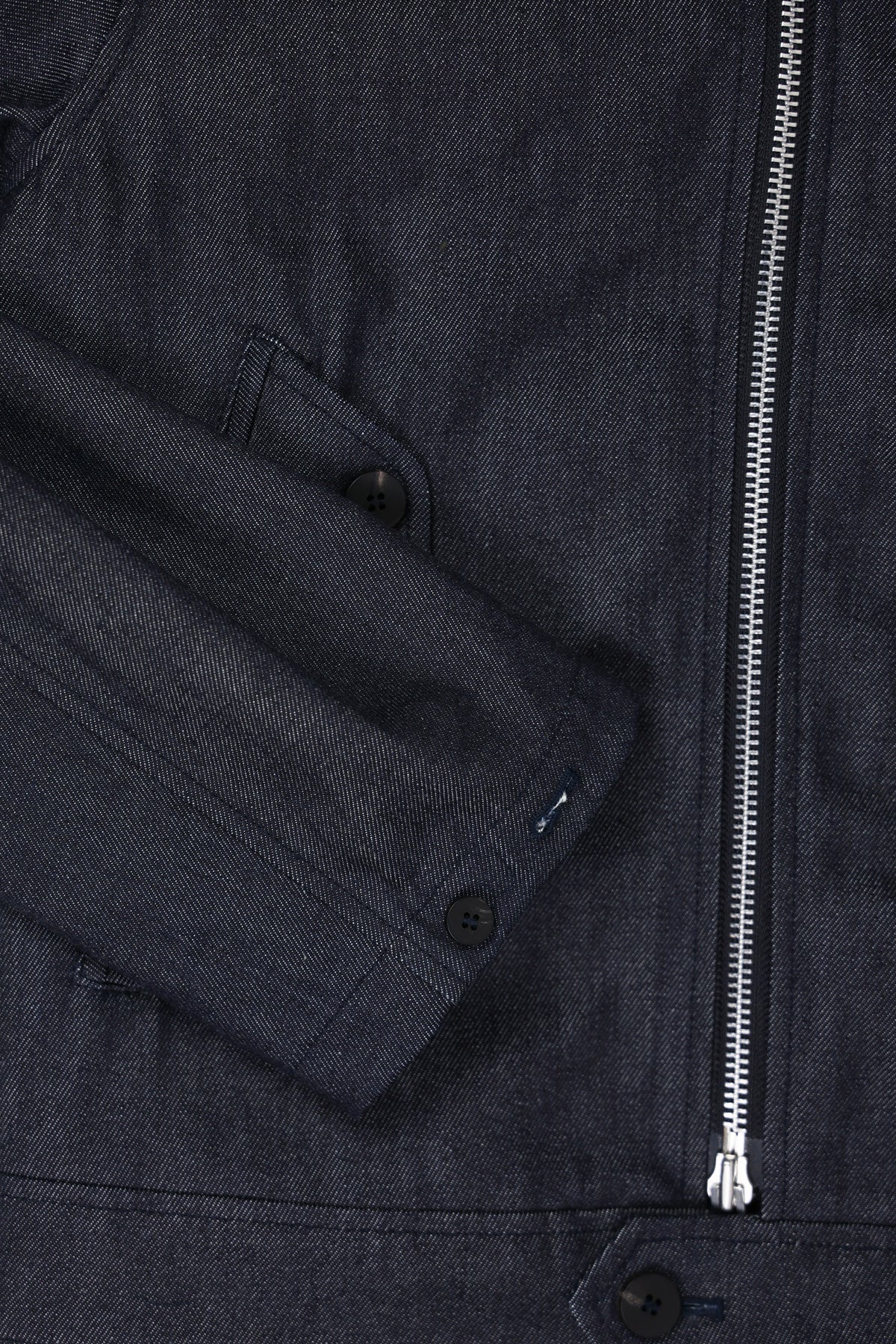 Document - Denim Harrington Jacket - Indigo - Canoe Club