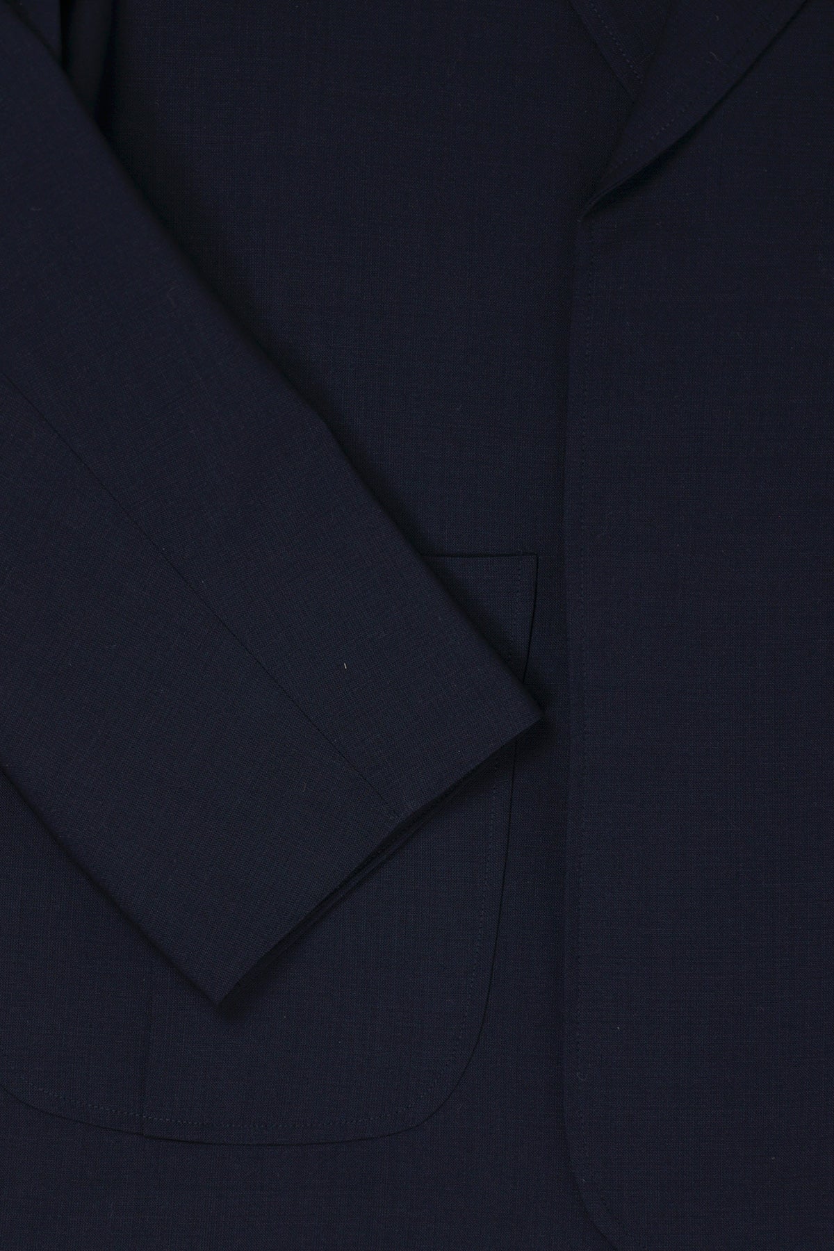 Document - Hopsack Oversized Blazer - Navy - Canoe Club