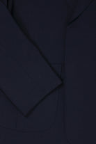 Document - Hopsack Oversized Blazer - Navy - Canoe Club