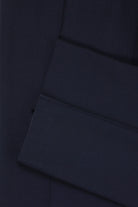 Document - Hopsack Wide & Easy Trousers - Navy - Canoe Club