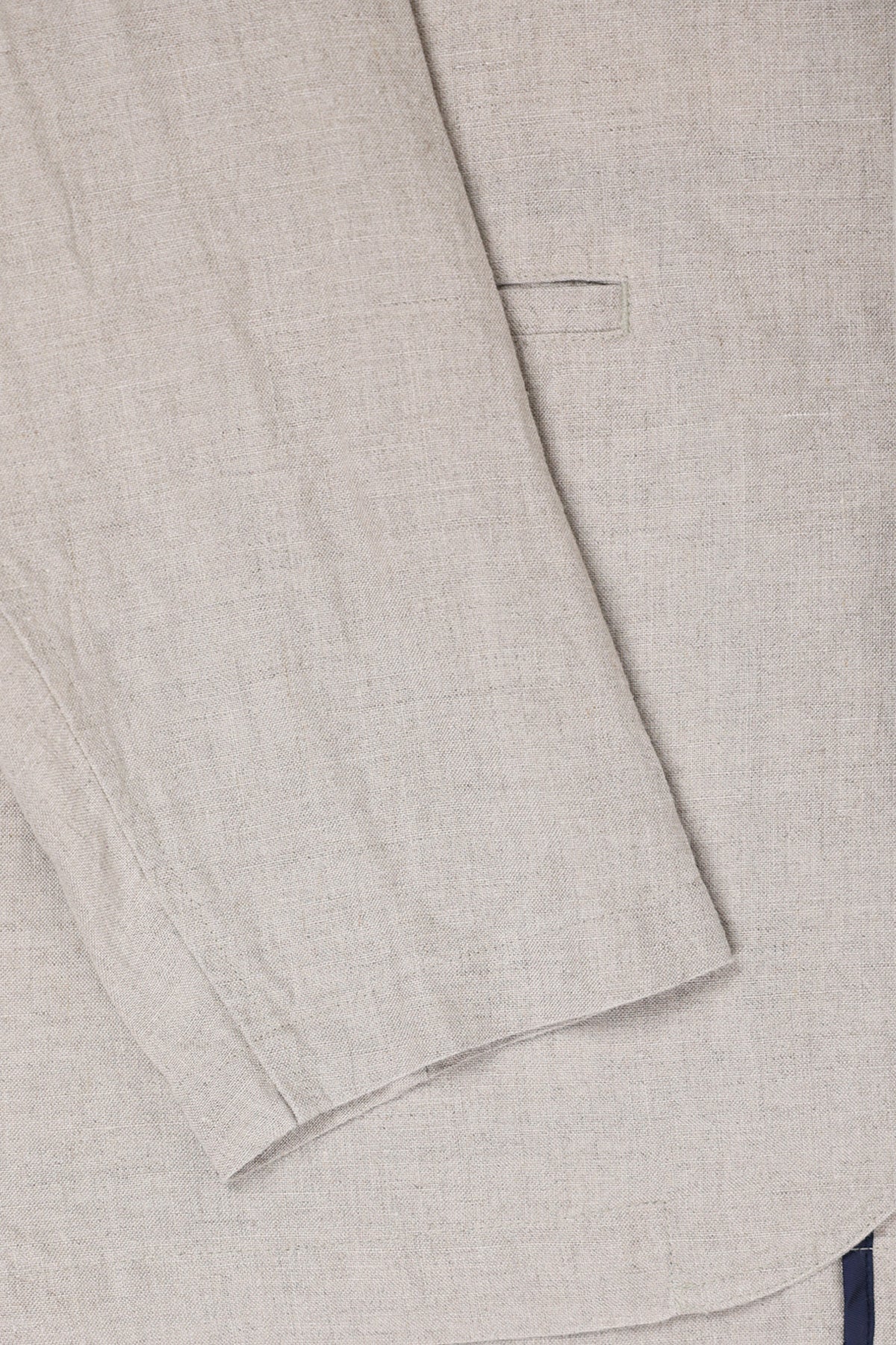 Document - Irish Linen Relaxed Jacket - Beige - Canoe Club