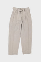 Document - Irish Linen Relaxed Pants - Beige - Canoe Club