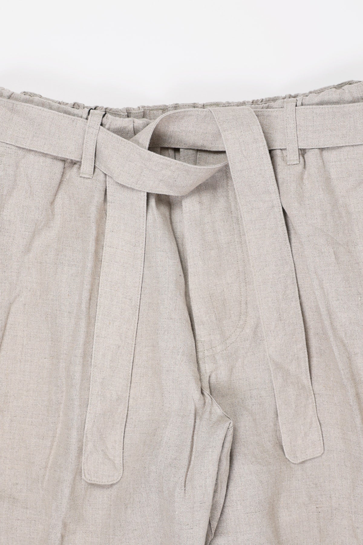 Document - Irish Linen Relaxed Pants - Beige - Canoe Club