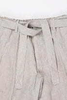 Document - Irish Linen Relaxed Pants - Beige - Canoe Club