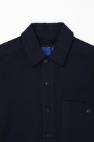 Document - Jacquard Cotton Shirt - Navy - Canoe Club