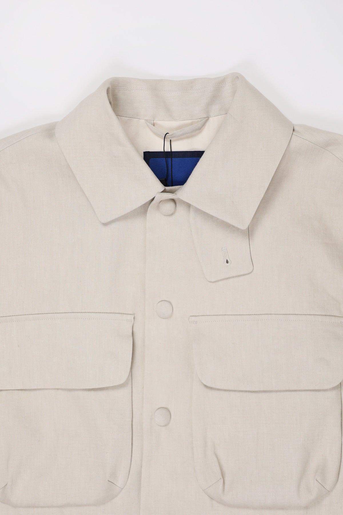 Document - Linen CPO Jacket - Beige - Canoe Club