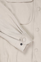 Document - Linen CPO Jacket - Beige - Canoe Club