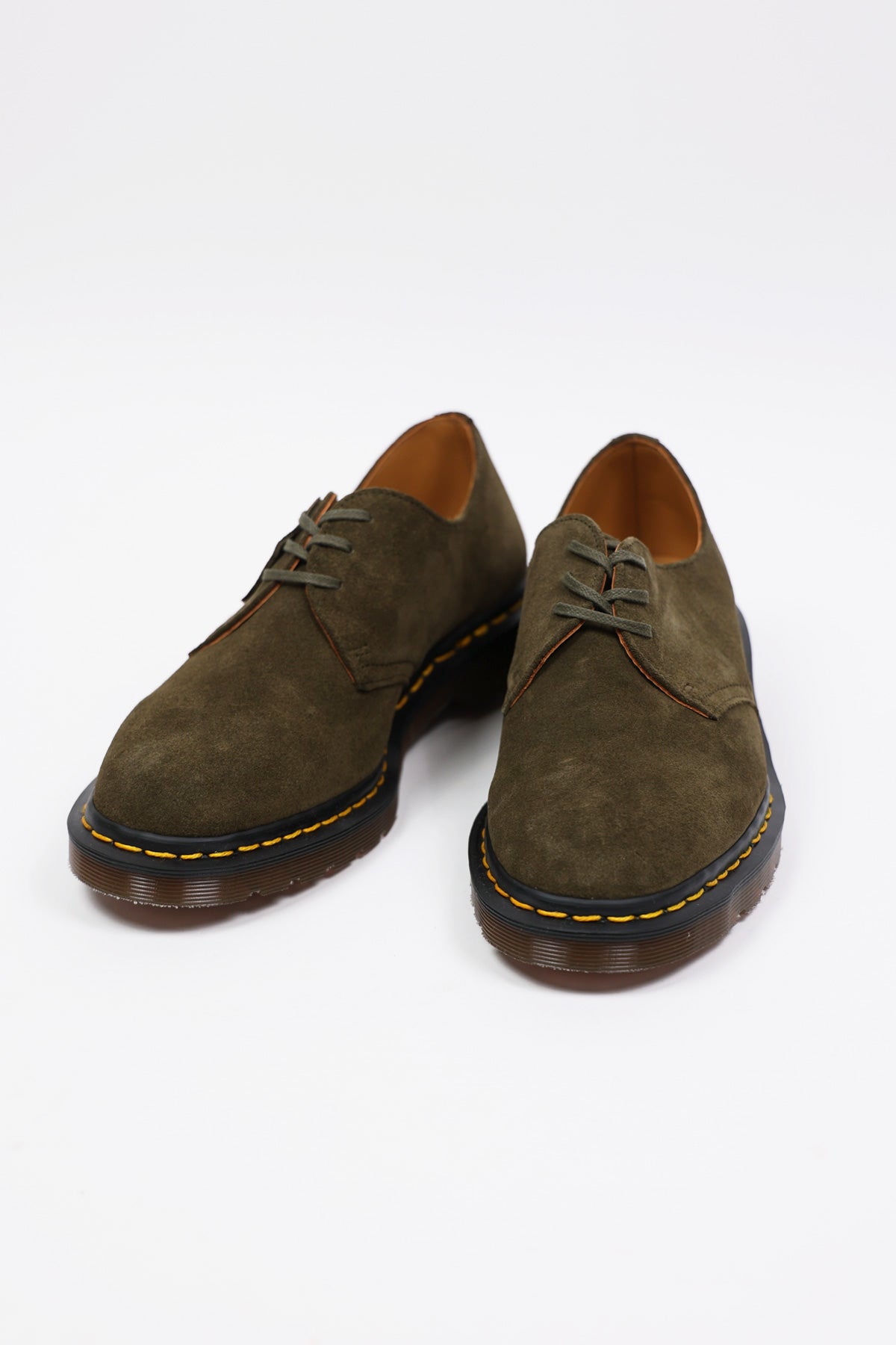 Dr. Martens - 1461 Shoe - Forest Green Buck Suede - Canoe Club