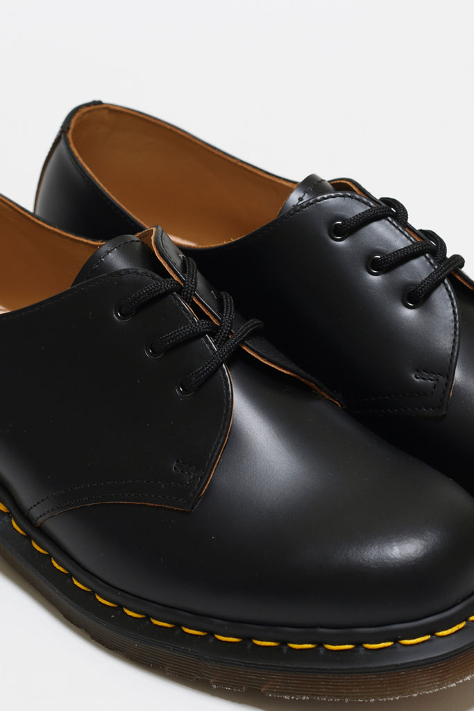 Dr. Martens - 1461 Shoe - Made in England- Black Quilon - Canoe Club