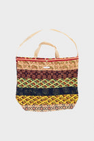 Engineered Garments - Carry All Tote - Multicolor Stripe Handstitch - Canoe Club
