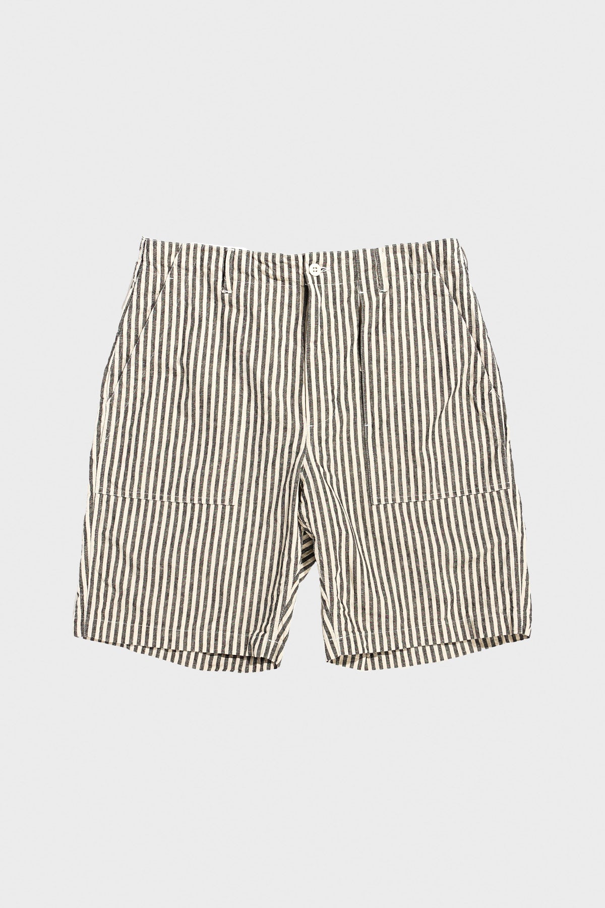 Engineered Garments - Fatigue Short - Natural/Black LC Stripe - Canoe Club