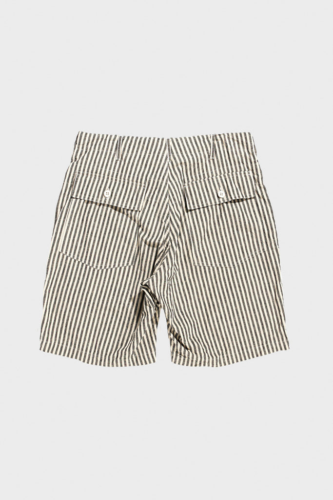 Engineered Garments - Fatigue Short - Natural/Black LC Stripe - Canoe Club